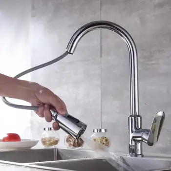 

ABS Kitchen Adjustable Water Saving Tap Hose Faucet Aerator Diffuser 360 Degree Swivel Nozzle Spout Faucet