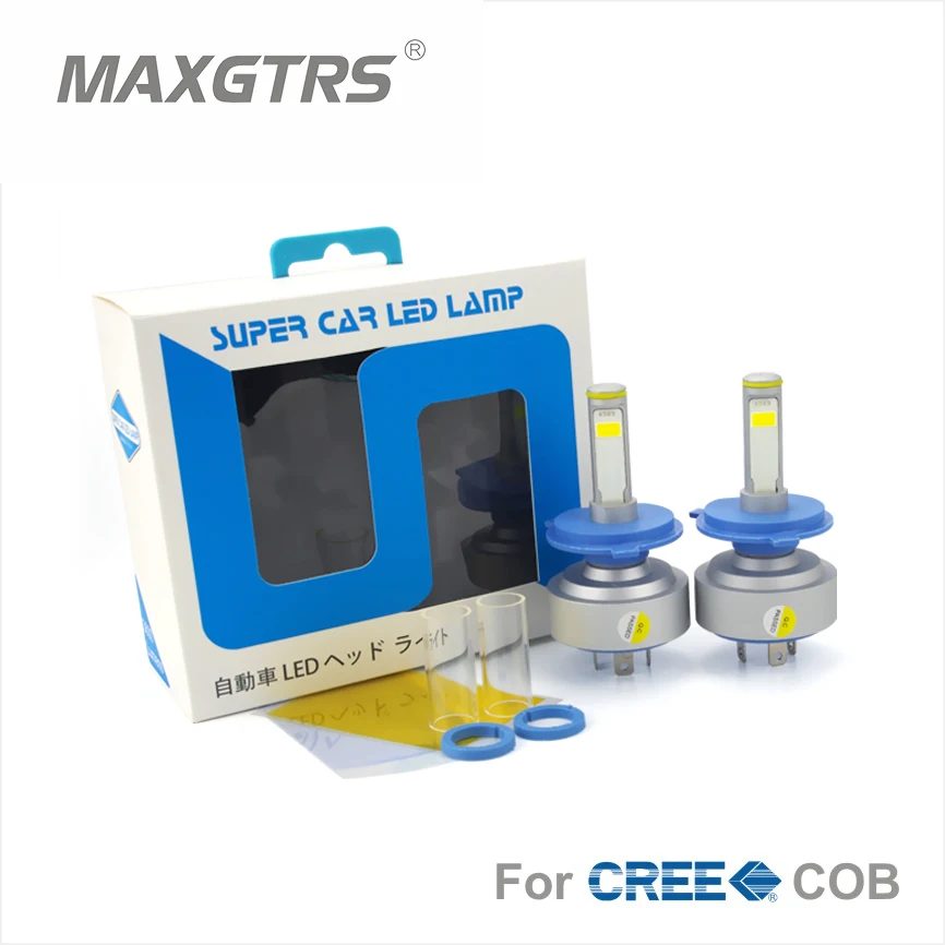 

2x 50W 7200LM H4 (9003/HB2) Canbus Hi/Low Bem CREE Chip COB For Car LED Headlight Kit DRL Driving Lamp 8000K/6000K/3000K