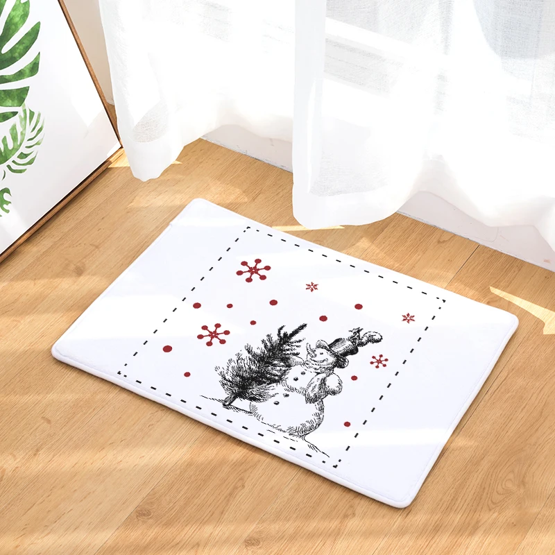  Welcome mat Christmas carpet Felpudos bathroom kitchen carpet home sitting room carpet carpet Antid