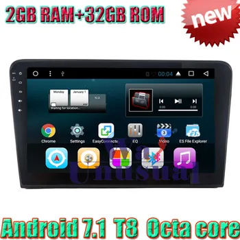 

WANUSUAL 10.1" Octa Core 32G 2G RAM Android 7.1 GPS Navigation Radio Player For VW Bora 2013 2014 2015 With BT WIFI 1024*600 Map