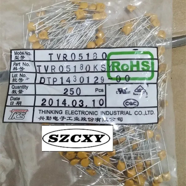 100% новые и оригинальные 25 шт. Варистор TVR05180 5D180 5K180 5N180 180KD05 18 в 5 мм | Электроника