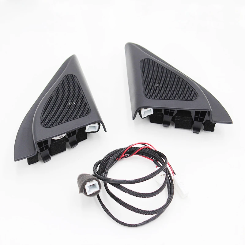

For Hyundai ix25 CRETA speakers tweeter car-styling Audio trumpet head speaker ABS material triangle speakers tweeter