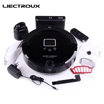

(Free for Russian buyer ) 4 In 1 Multifunctional Robot Vacuum Cleaner,with virtual blocker,Self Charging, LCD touch,LIECTROUX
