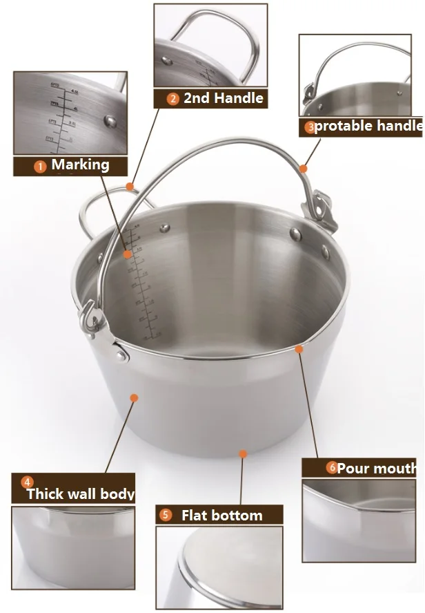 Jam jelly pot details