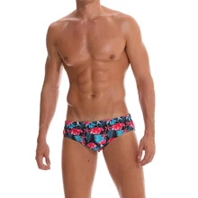 Новая пикантная обувь с цветочным принтом, плавки, мужские Летние Пляжные Серфинг Шорты мужские купальный костюм Sunga доска пляжные плавательные трусы купальный костюм