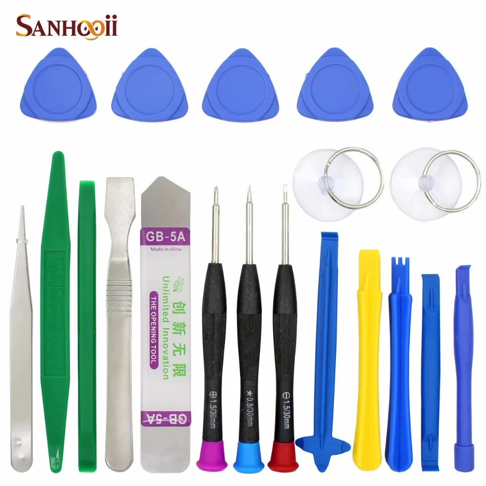

20 in 1 Mobile Phone Repair Tools Kit Spudger Pry Opening Tool Screwdriver Set for iPhone iPad Samsung Cell Phone Hand Tools Set