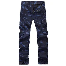 Для мужчин одежда Камуфляж Cargo Штаны Для мужчин верхняя одежда в стиле милитари брюки теплые штаны; Штаны Тактический Pantalon Hombre большой Размеры 44