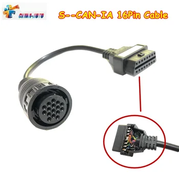 

Car Connectors For Newest 16Pin Cable For TCS Scanner+ M8+ 16 Pin OBD2 Extension Cable Drop Shipping Available