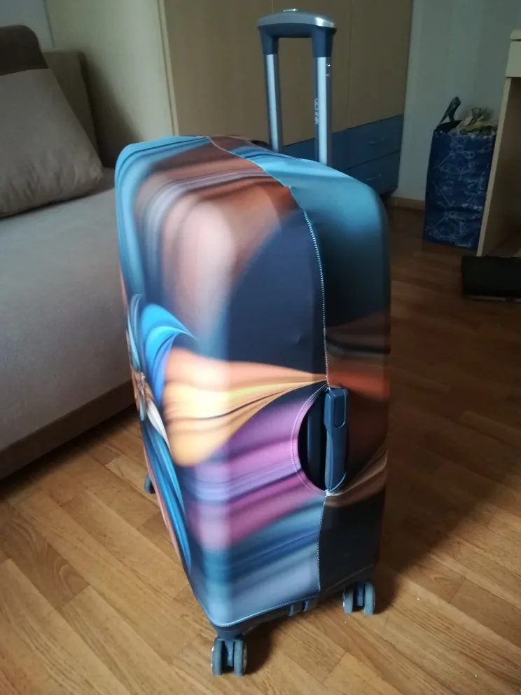 3D Flower Travel Luggage Protective Cover for 18-30 inch Trolley Suitcase Strech Elastic Trunk Case Dust Covers with Zipper