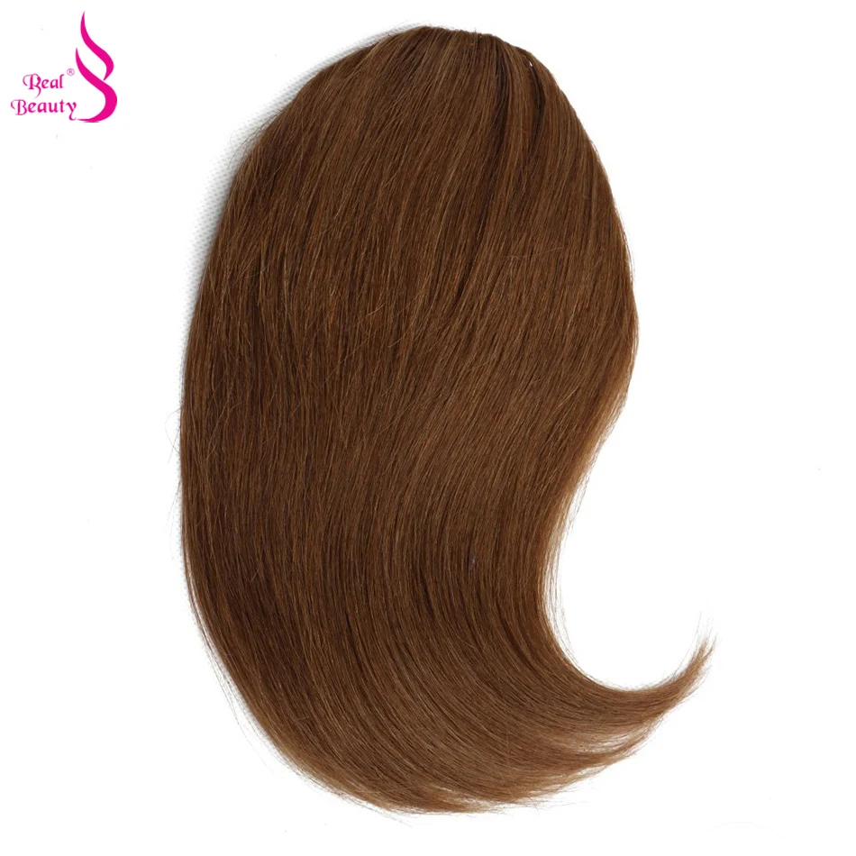 Aplique de cabelo humano reto, beleza real,