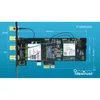 IT-NAPE4GA 3G/4G and WiFi Card Adpater NGFF M2 M.2 Key B and key A to PCIe PCI-E 1x 1X Adpater  PCI-E For desktop ► Photo 1/2