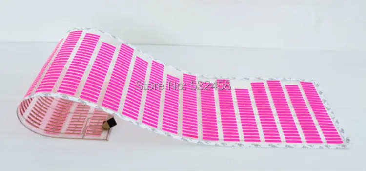 Colourful Music Rhythm Pattern Car Sticker EL Sheet Music Rhythm LED Flash Lamp Stickers Sound Activated LED Light_