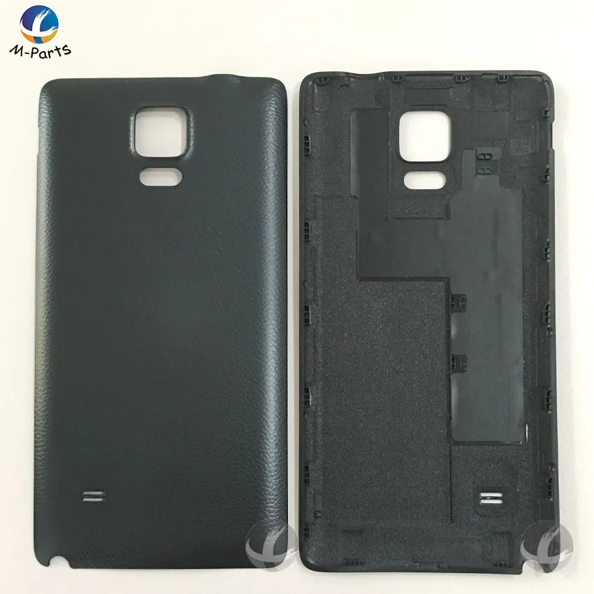 Задняя крышка для Samsung Galaxy Note 4 N910 N9100 N9106 N9109W Пластиковая батареи двери высокое