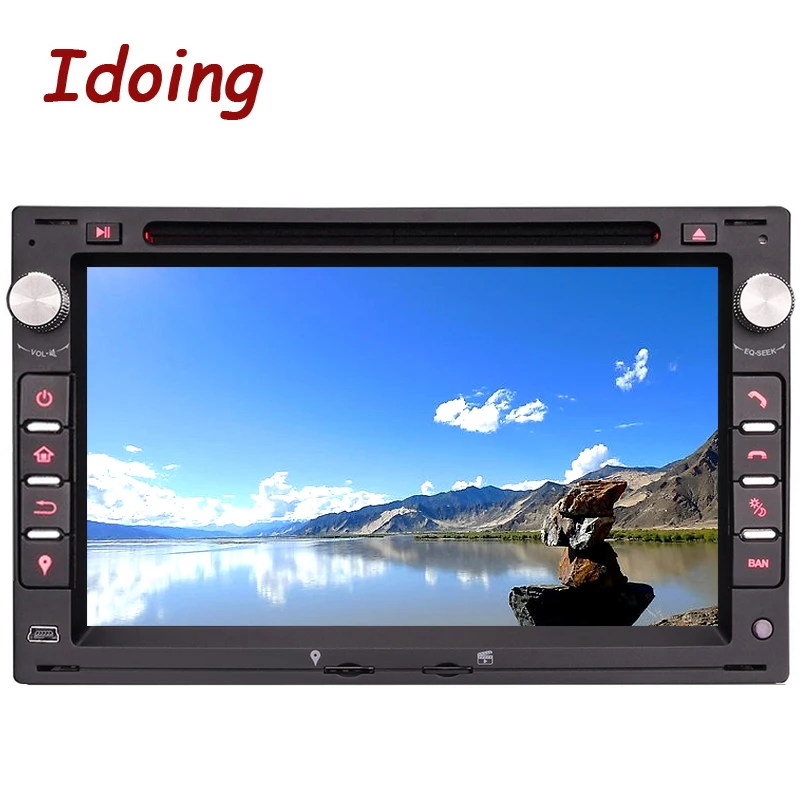 Excellent Idoing Android9.0 4G+32G 8Core 2Din Steering-Wheel For Polo Passat b6 Car Multimedia Player Fast Boot TV 1080P HDP 2