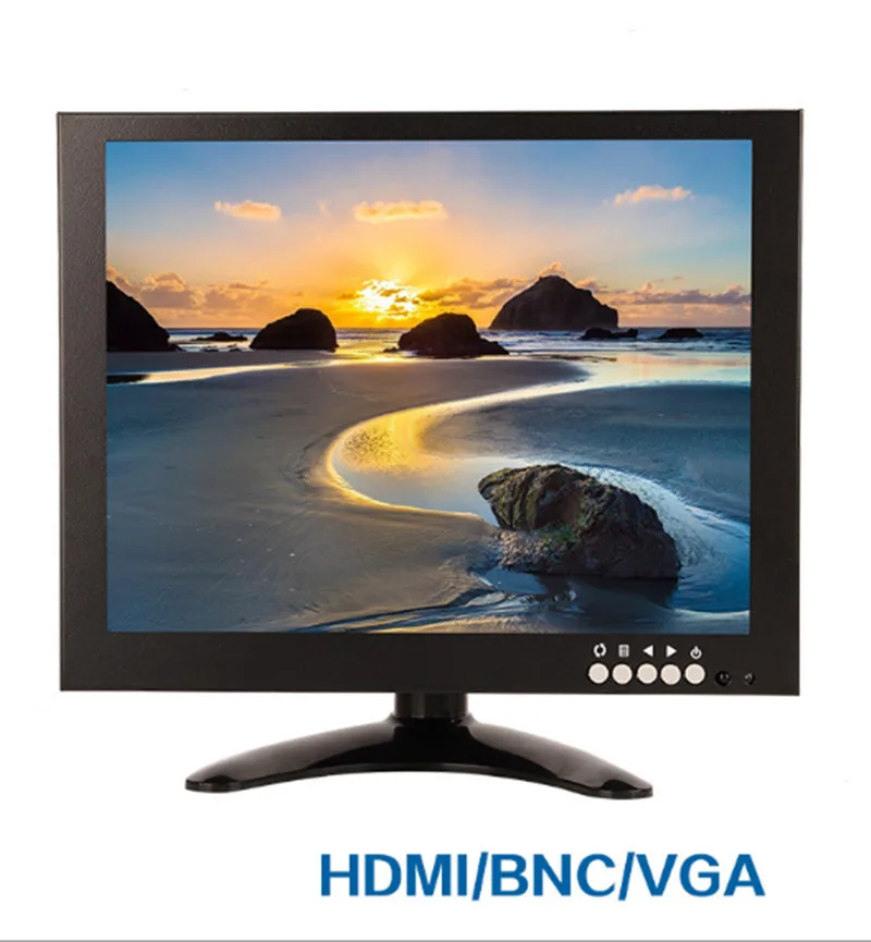 10.1 Inch HD CCTV LED Monitor For CCTV Camera Microscope HDMI/BNC/VGA