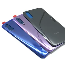 Лучший для Xiaomi mi 9 mi 9 M9 Крышка батарейного отсека задняя дверь корпус стеклянная панель шасси с клейкой лентой