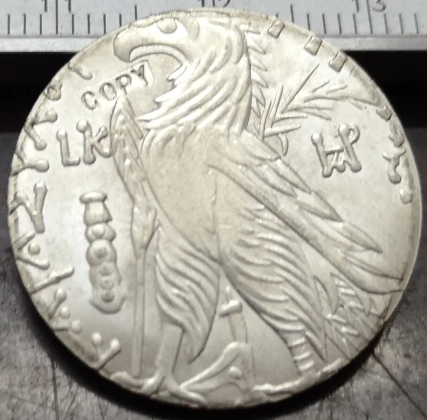 Tyre.107/6 BC. Серебряный шекель/Орел левый на золотой серебряной монете|eagle silver| |