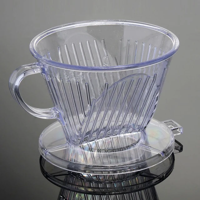 Special Price Behogar Reusable 102Resin Manually Coffee Filter Mesh Strainer Pour Cup Dripper for 1-4 Cup Barista Home Office Cafes Restaurant