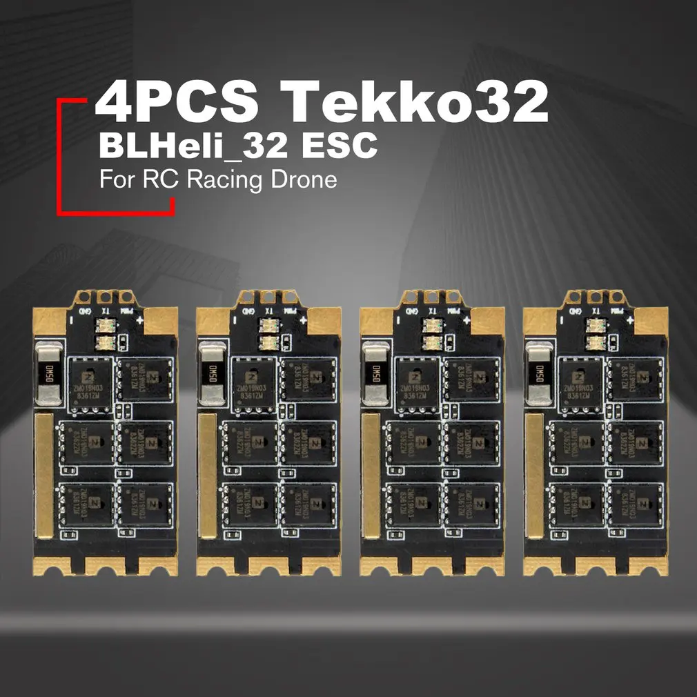 

4PCS Holybro Tekko32 35A BLHeli_32 ESC Dshot1200 2-6S Built-in Current Sensor For RC Drone FPV Racing Multi Rotor
