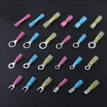 

480pcs Connector Waterproof Hot Shrink Box Terminal Transparent Box Hot Shrink Combination Terminal