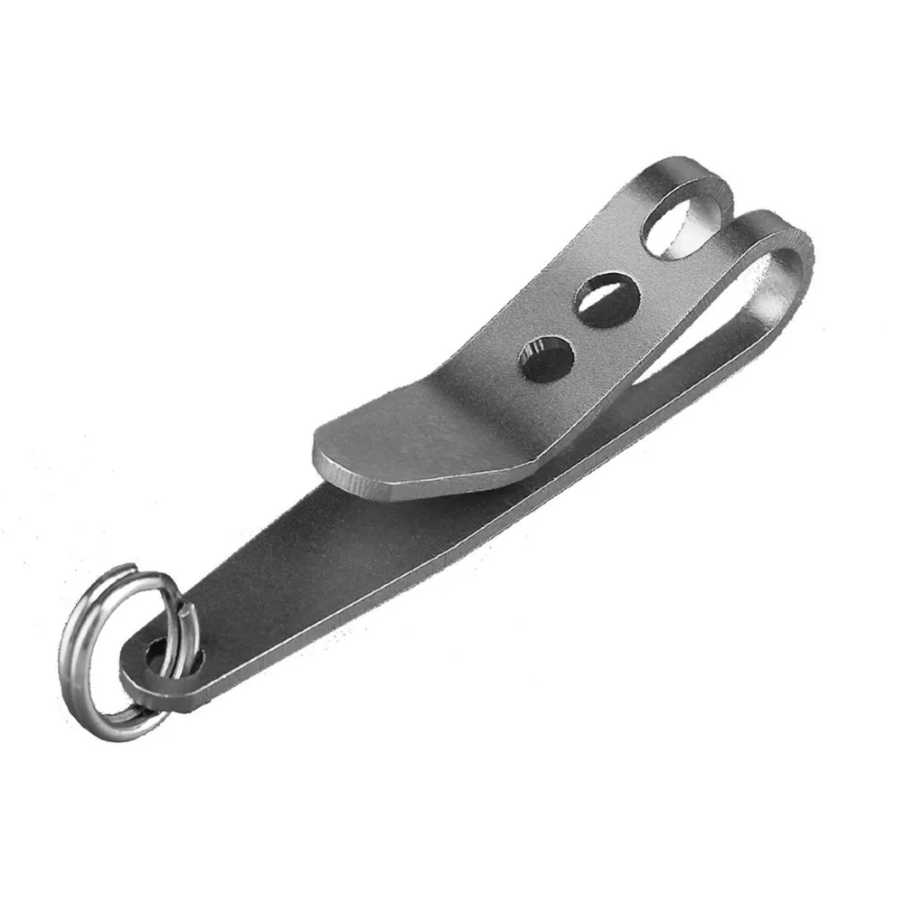 

Stainless Steel EDC Money Clip Holder Keychain Outdoor Hiking Camping Equipment Supervivencia Tools Convenient Travel Kit