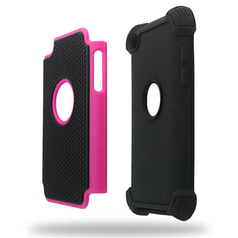 For Touch 4 Heavy Duty Shockproof Plastic Hard Case Rubber Cover For Apple ipod touch 4 4g 4th Capa For Touch 4 Heavy Duty Shockproof Plastic Hard Case Rubber Cover For Apple ipod touch 4 4g 4th Capa