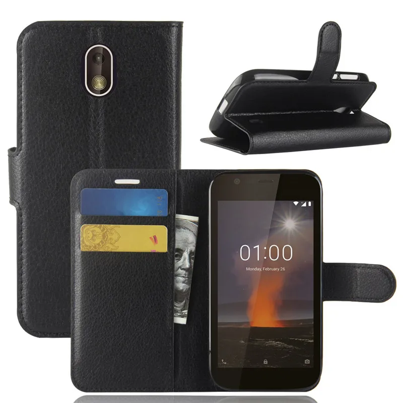 

For Nokia 1 case Nokia 1 2018 PU leather Wallet Back cover For Nokia 1 TA-1047 TA-1060 TA-1056 TA-1079 TA-1066 phone case Flip