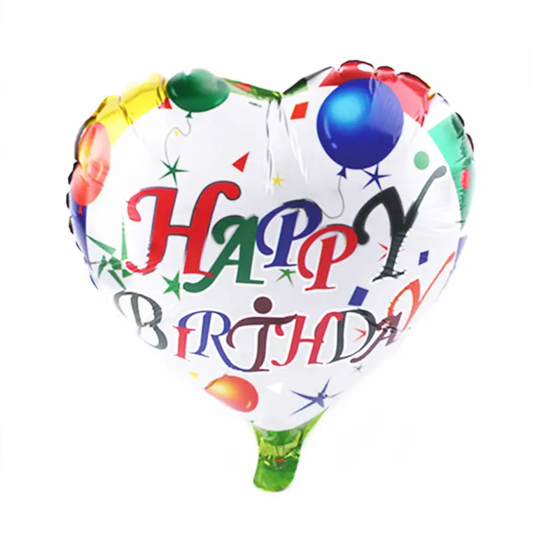 HDBFH New 18-inch Happy Birthday Series Aluminum Balloons Birthday Party Decorations Decorative Balloons High Quality
