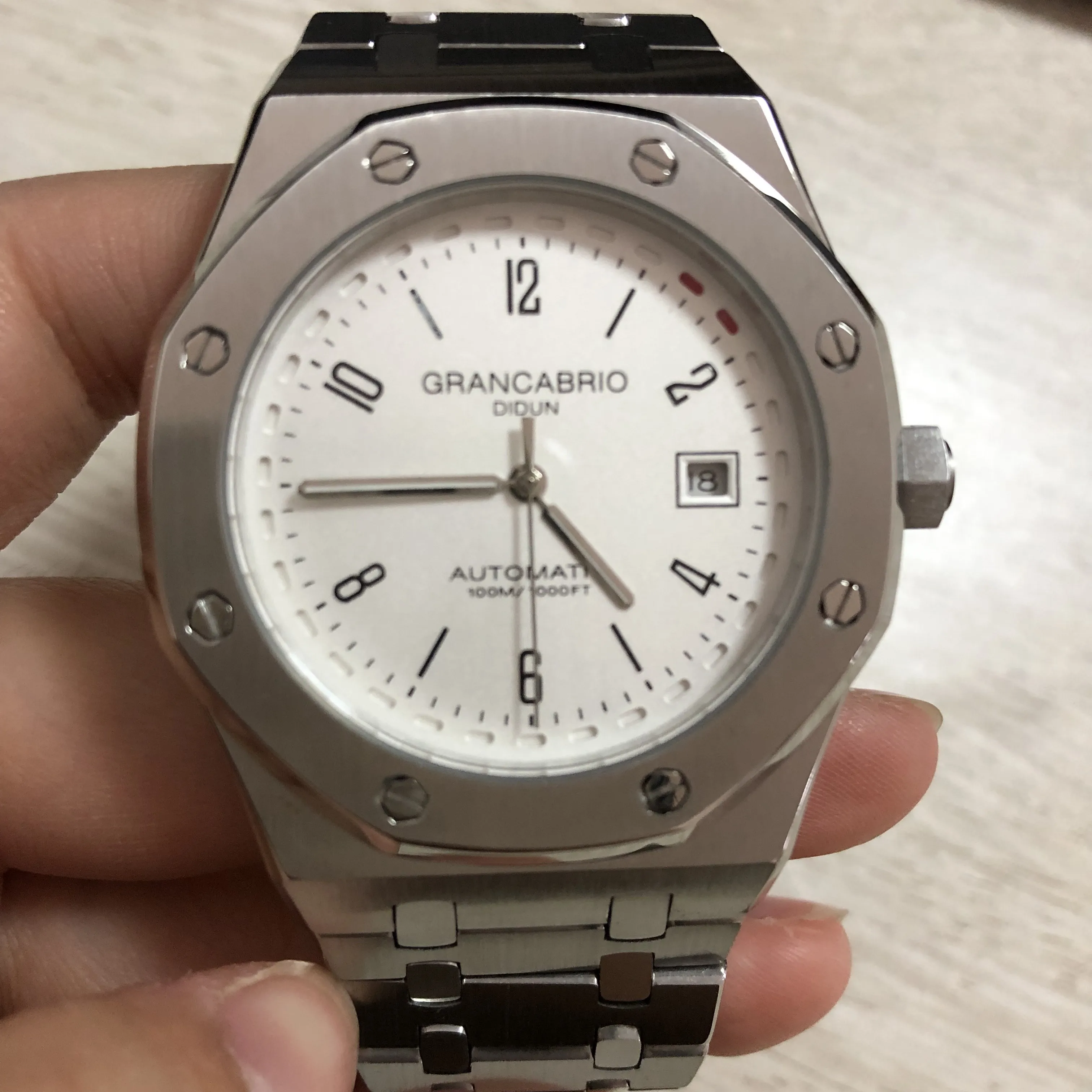 

DIDUN Men Watch Top Brand Luxury Mechanical Automatic Watch Fashion Sports Watch Steel Strap Waterproof Watch