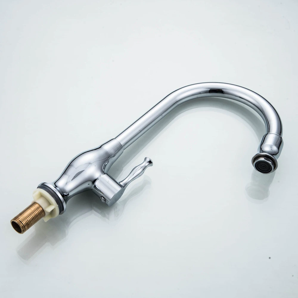Kitchen Faucet 360 Degree Rotation Rule Shape Curved Outlet Pipe Tap Basin Plumbing Hardware Sink Fauce Torneira Cozinha4