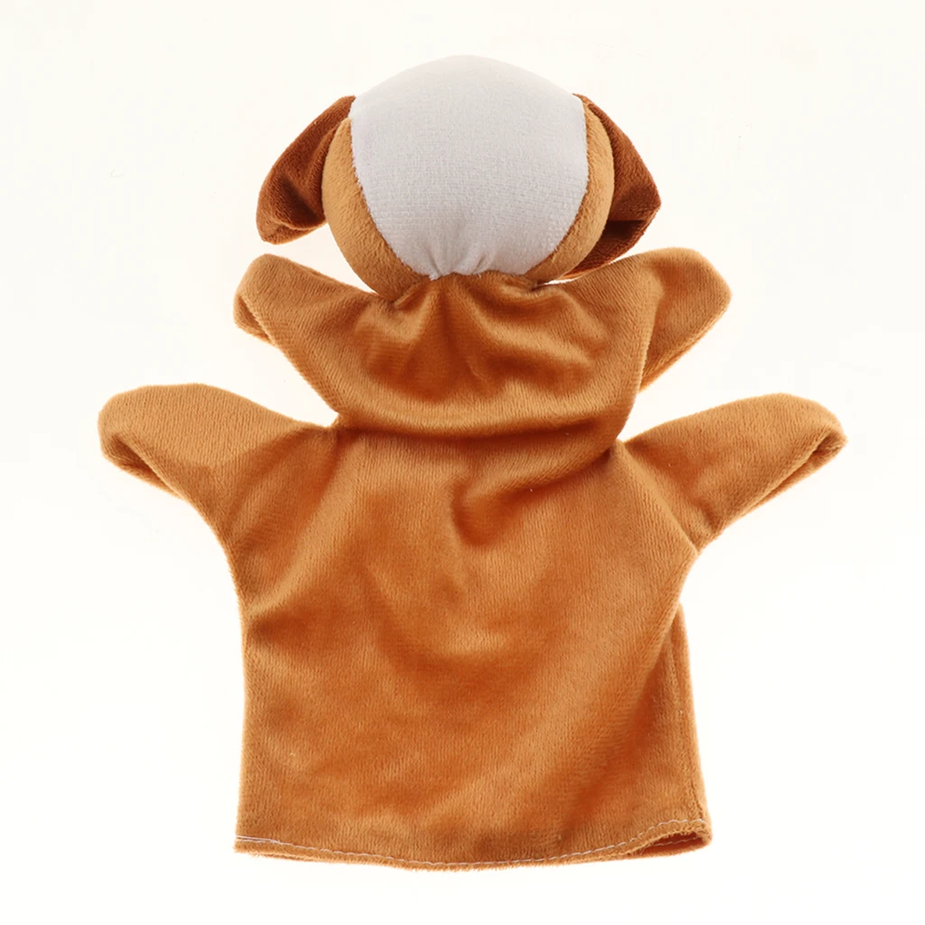 11 Kinds Big Hand Puppet Animal Plush Doll  9 Inch Soft Hand Puppets Imaginative Play Toy Kids Adults Party Favors Birthday Gift
