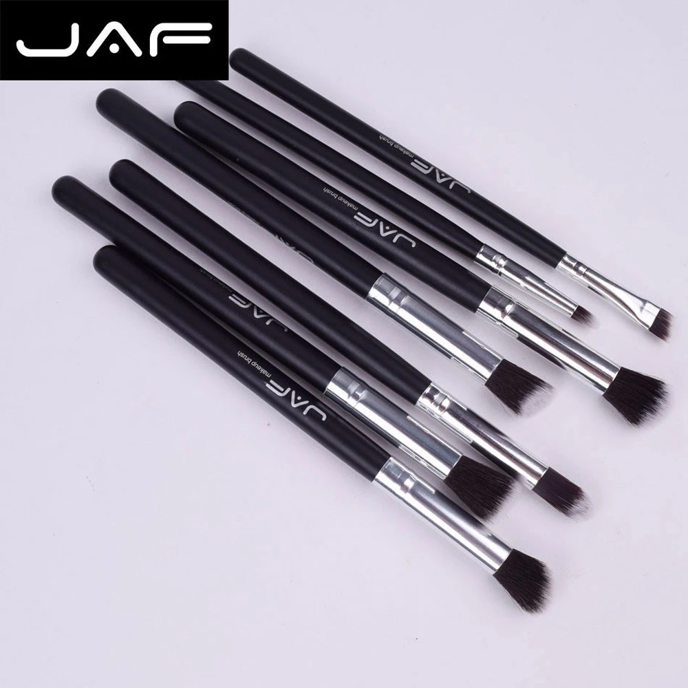 JAF 7 Pcs Makeup Brush Set Professional Eye Cosmetics Blending Brush Tool (4)