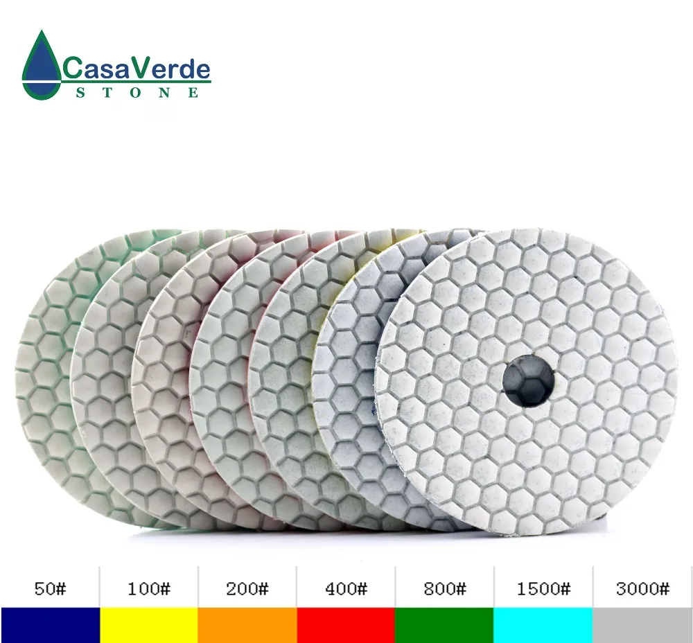 7pcs/lot 100mm 4 inch granite diamond dry polishing pads with 2.0mm thickness for granite,marble and Quartz boat mechanical round hour meter gauge ac dc 6v 80v quartz 2 inch hour meter for auto atv snowmobile lawn mower