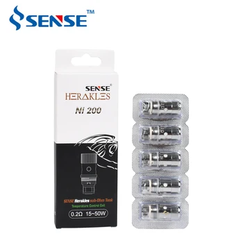 

10pcs Original Sense Herakles Atomizer Coils Ni200 0.2ohm 15-50W Vape coil E-cigaret Replacement Coil for Herakles Tank