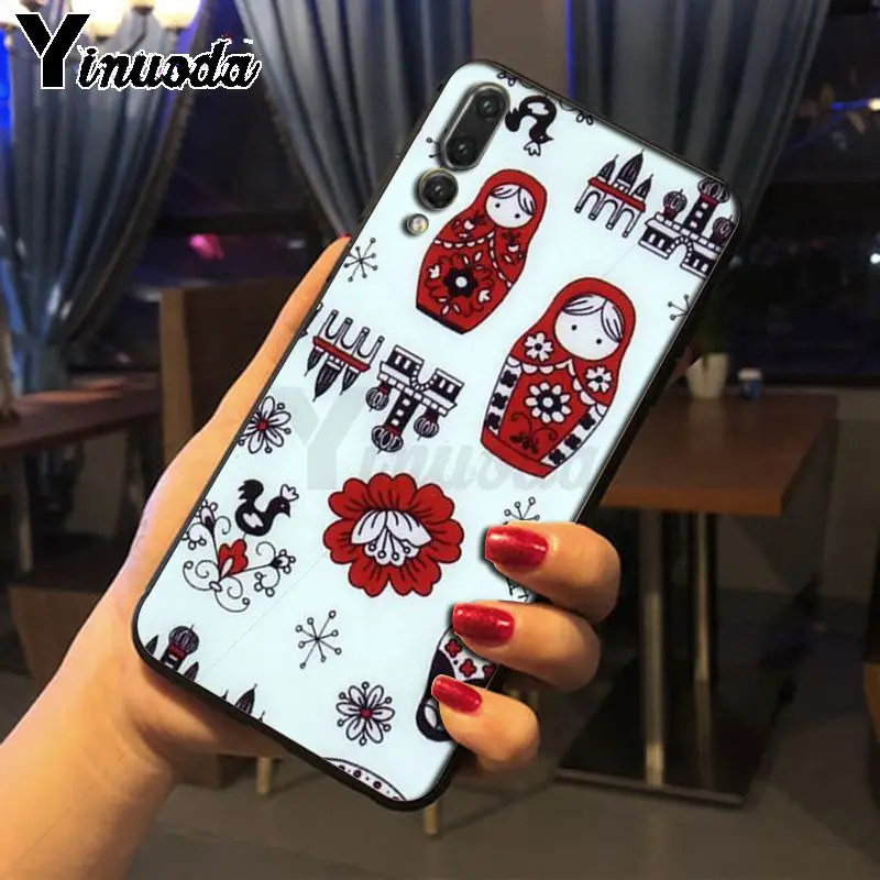 Cute Russian Dolls Pattern Matryoshka