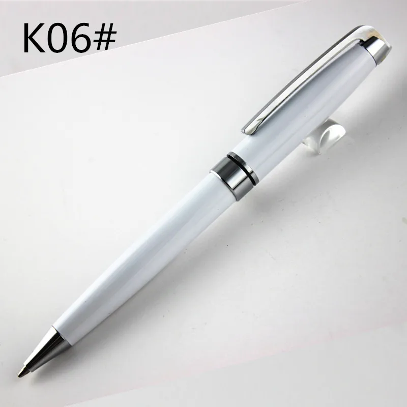 Высокое качество 6 цветная шариковая ручка канцелярские принадлежности Роскошный Металлический письменный подарочные ручки A8