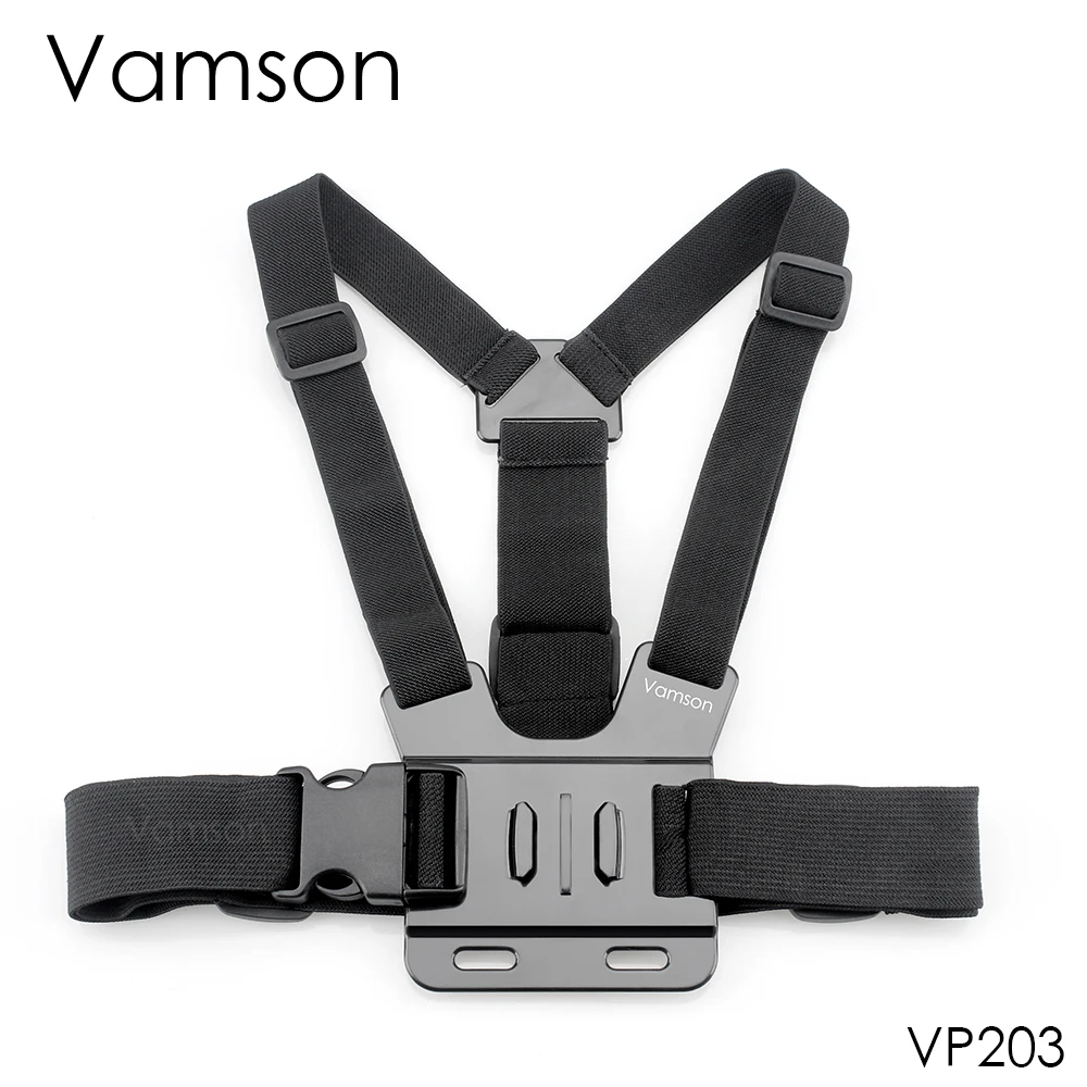Vamson нагрудный ремень для Gopro аксессуары Xiaomi yi 4K Экшн-камера для Go Pro SJCAM SJ4000 Спортивная камера VP203X