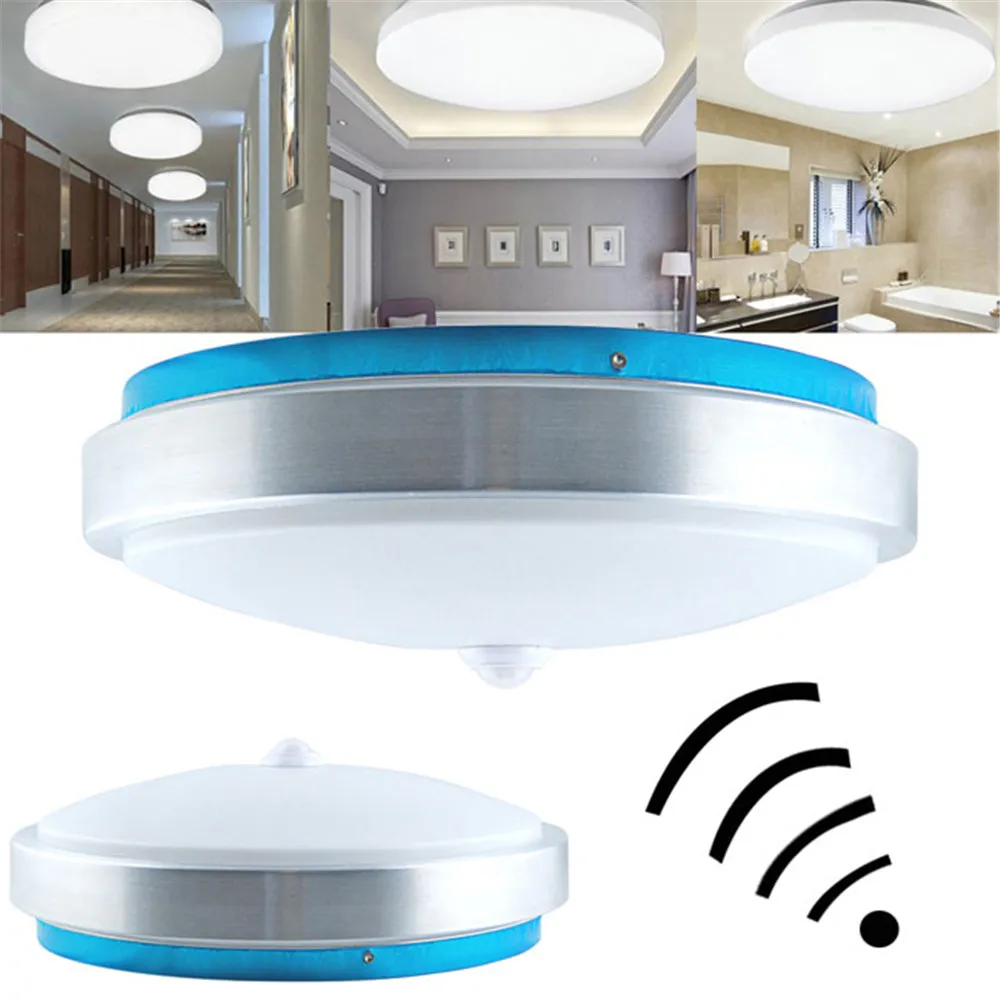 Super Bright Ceiling Lamp Household Office Lighting 12w Pir Super Bright Ceiling Lamp Household Office Lighting 12w Pir Infrared Motion Sensor Flush Mounted Led Light Ac110 265v In Lights From