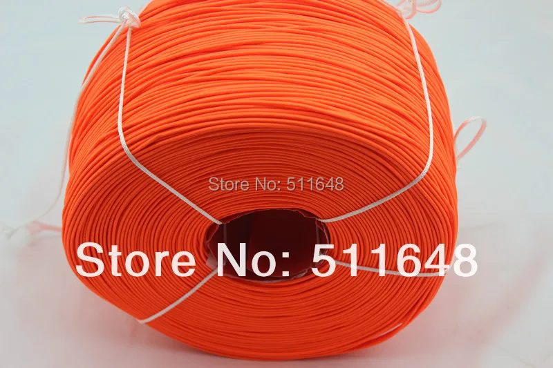 

Free Shipping 1000M 350LB 1.7MM 16 Strand Fluorescence Bright Orange Color UHMWPE Fiber Jacket Rope