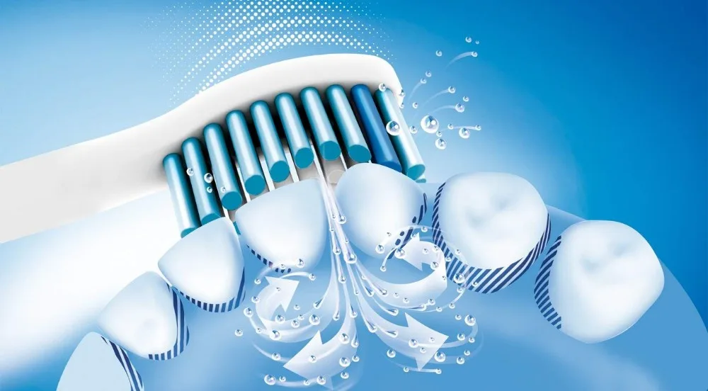 Съемные насадки для зубной щетки для Philips Sonicare Sensitive HX6053/64 и 3-pk