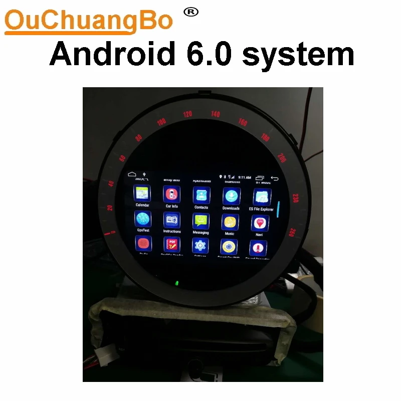 

Ouchuangbo 9 inch Android 6.0 car radio for mini F55 F56 2014-2017 with gps 1080P video wifi mirror link 2GB RAM