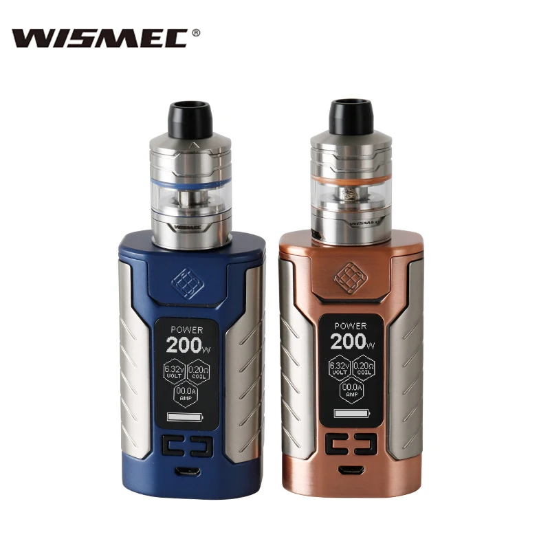 Новейший Оригинал Wismec SINUOUS FJ200 полный комплект 200 Вт мод коробка встроенный