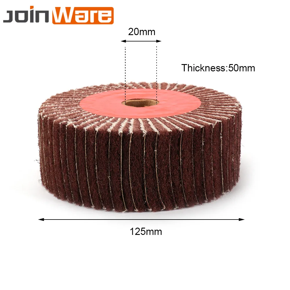 1 шт. " /5"/" /8"/1" /12" Красный нетканый мочалка шлифовальный круг лоскут Швабра полировальный диск колеса 240 зернистость 20 мм Диаметр " толщина