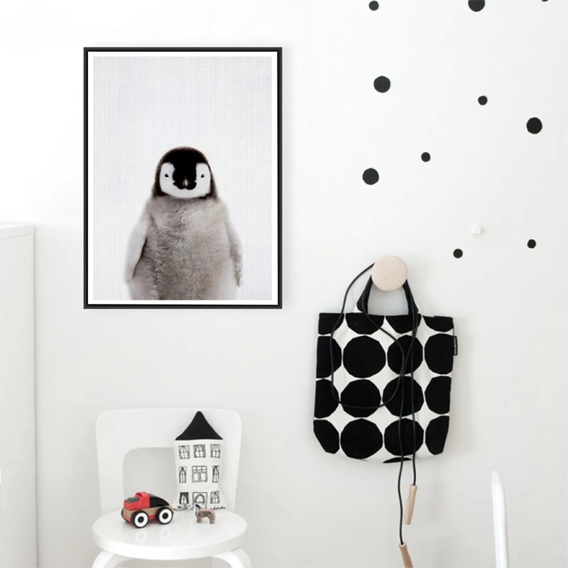 Penguin Canvas Prints Nursery Decor