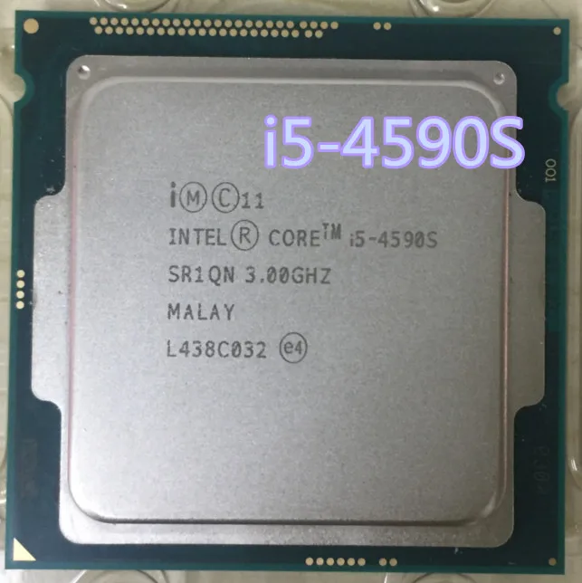 Процессор Intel core I5 4590S I5-4590S i5 4590S cpu 3,0G SR1QN разбитые кусочки могут работать