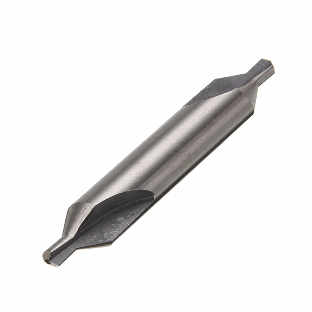 5pcs HSS Combined Center Drills Set 60 Degree Countersink Tool Kit 1.5mm 2.0mm 2.5mm 3mm 4mm