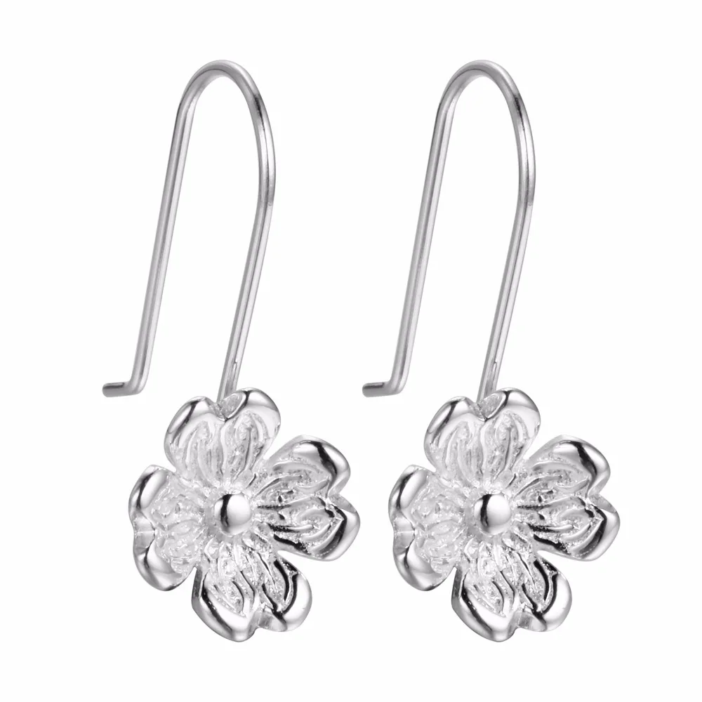 QIAMNI-925-Sterling-Silver-Lovely-White-Flower-Dangle-Drop-Hook-Earring-Jewelry-Party-Women-Girls-Pendientes