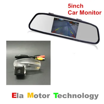 

Waterproof Night Vision HD CCD Car Rear View Camera For Mazda 2 Mazda2 / Demio + 5 inch Color LCD Car Mirror Monitor