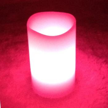

3pcs Colors Gradual Changing Flameless LED Candles Wax With Remote Control Colorful Electronic Remote Control Plastic Candle