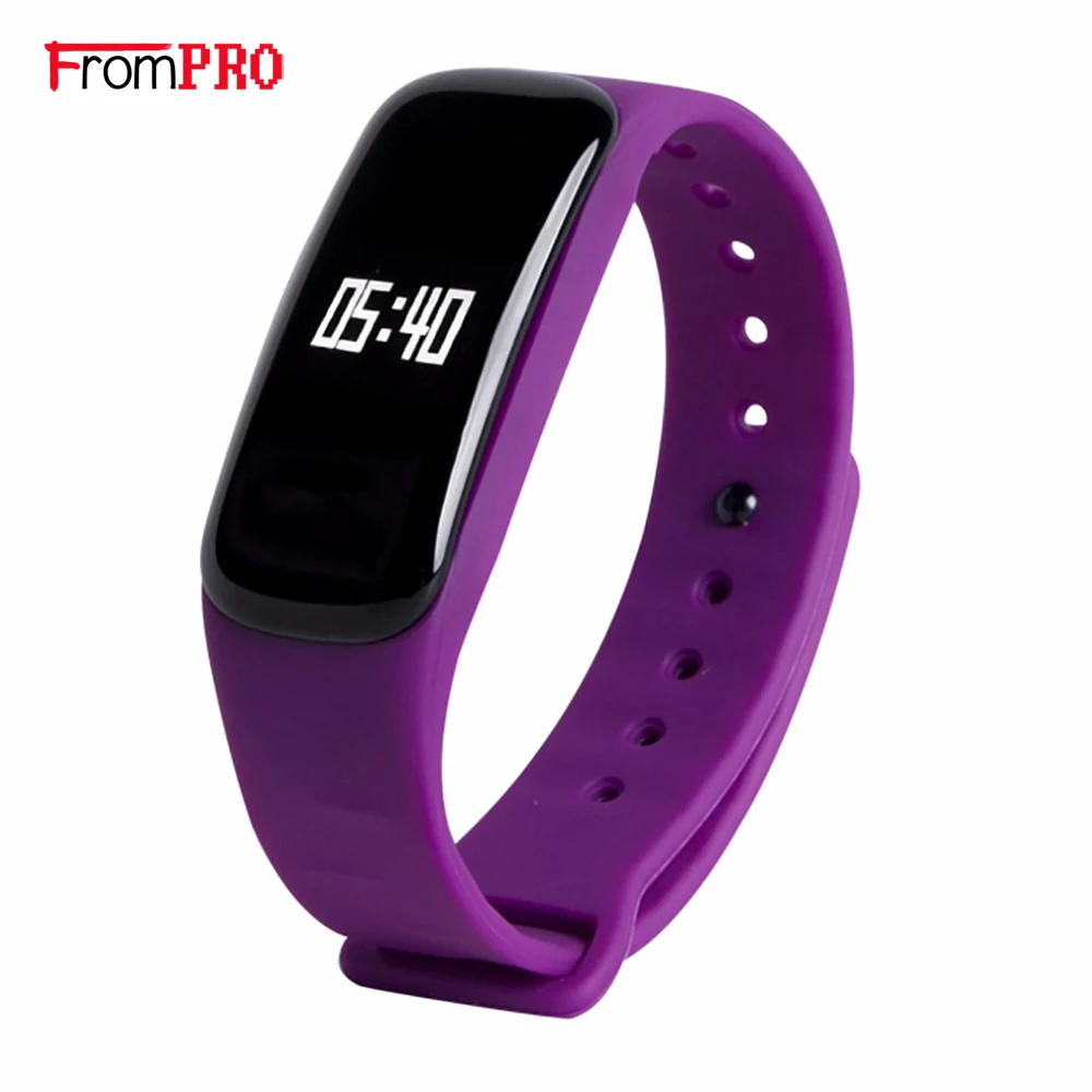 New C1 Smart Bracelet Bluetooth Heart Rate Blood Pressure Oxygen Monitor Health Smartband Activity Tracker Pedometer